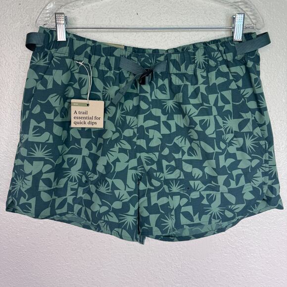 REI Pants - REI Trailmade Amphib Shorts Womens Medium Hiking Hike Swim Sun Peak Jasper Green